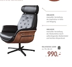 Aktuelles RELAXSESSEL LEDER Angebot bei Polstermöbel Fischer in Fürth ab 990,00 €