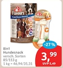 Hundesnack von 8in1 für 3,99 € bei budni im Angebot Hundesnack von 8in1 im aktuellen budni Prospekt