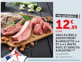 Veau Filière Assortiment Blanquette Et Mixte Avec Et Sans Os A Mijoter - U en promo chez Super U Villemomble à 12,89 €