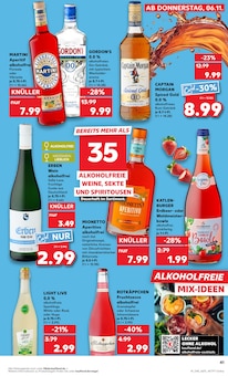 Gin im Kaufland Prospekt "Aktuelle Angebote" mit 64 Seiten (Düsseldorf)