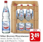 Mineralwasser im Angebot bei E center in Reutlingen Mineralwasser Angebote von Silber-Brunnen bei E center Reutlingen für 3,49 €