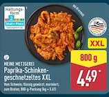 Paprika-Schinken-Geschnetzeltes XXL von Meine Metzgerei im aktuellen ALDI Nord Prospekt