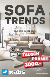 Kabs Prospekt für Wieck a Darß: "SOFATRENDS SPECIAL!", 11 Seiten, 02.09.2024 - 08.09.2024