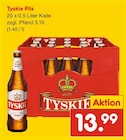 Aktuelles Tyskie Pils Angebot bei Netto Marken-Discount in Herne ab 13,99 €