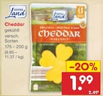 Cheddar von Gutes Land im aktuellen Netto Marken-Discount Prospekt für 1,99 €