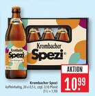 Spezi Angebote von Krombacher bei Marktkauf Konstanz für 10,99 €