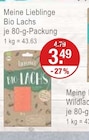 Bio Lachs von Meine Lieblinge im aktuellen V-Markt Prospekt für 3,49 €