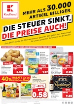 Kaufland Prospekt für München mit 40 Seiten Kaufland Prospekt für München: "DIE STEUER SINKT, DIE PREISE AUCH!", 40 Seiten, 09.07.2020 - 15.07.2020