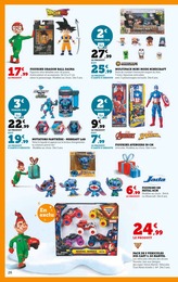 Prix et réduction Dragon Ball dans le prospectus Super U en cours Offre Dragon Ball dans le catalogue Super U du moment à la page 26