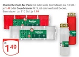 Stundenbrenner 4er-Pack Angebote von Bolsius bei GLOBUS Bad Kreuznach für 1,49 €