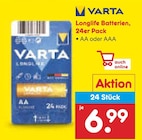 Netto Marken-Discount Mengkofen - Longlife Batterien Angebot im Prospekt Longlife Batterien bei Netto Marken-Discount im Mengkofen Prospekt für 6,99 €