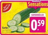 EDEKA - Gurke Angebot im Prospekt Gurke bei EDEKA im Prospekt "" für 0,59 €
