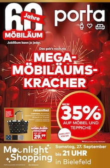 porta Möbel Prospekt mit 12 Seiten (Bielefeld)