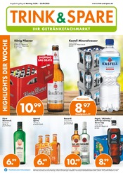 Aktueller Trink und Spare Prospekt mit Getränke, "IHR GETRÄNKEFACHMARKT", Seite 1