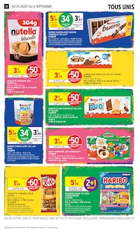 Promotion Kinder Surprise dans le prospectus Intermarché Super, valable du 25/08/2026 au 06/09/2026 Promo Kinder Surprise dans le catalogue Intermarché Super du moment à la page 30