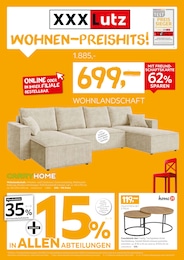 Aktueller XXXLutz Möbelhäuser Prospekt, "WOHNEN-PREISHITS!", mit Angeboten der Woche, gültig von 06.04.2026 bis 06.04.2026