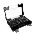 Coffret clé à cliquet carré 1/4'' + douilles 6 pans 55-14mm et embouts norauto 38 pièces - NORAUTO en promo chez Norauto Coffret clé à cliquet carré 1/4'' + douilles 6 pans 55-14mm et embouts norauto 38 pièces - NORAUTO dans le catalogue Norauto