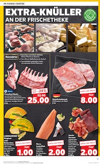 Fleisch im Kaufland Prospekt "EXTRA-ANGEBOTE" mit 8 Seiten (Rostock)