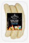 Spinat-Käsebratwurst im REWE Prospekt Spinat-Käsebratwurst von Butcher's Barbecue im aktuellen REWE Prospekt für 2,89 €