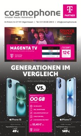 Aktueller cosmophone Weitere Geschäfte Prospekt in Pattensen und Umgebung, "GENERATIONEN IM VERGLEICH" mit 8 Seiten, 01.12.2025 - 04.12.2025