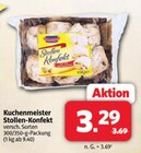 Stollen-Konfekt im Angebot bei Markant Nordwest in Lemgo Stollen-Konfekt Angebote von Kuchenmeister bei Markant Nordwest Lemgo für 3,29 €