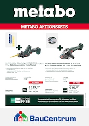 Baumärkte Prospekt von i&M BauCentrum Langeneichstädt i&M BauCentrum Prospekt: "Mega Deals mit Metabo", 4 Seiten, 01.10.2025 - 31.03.2026