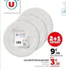 100 assiettes blanches - U - Super U à Angers 100 assiettes blanches - U en promo chez Super U Angers à 9,98 €
