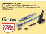 Aktuelle Staubsauger Angebote bei GLOBUS in Bochum Aktuelles Handsauger Invictus One 2.0 Angebot bei GLOBUS in Bochum ab 69,99 €