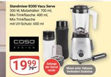 Standmixer B300 Vacu Serve im Angebot bei GLOBUS in Altenburg Standmixer B300 Vacu Serve Angebote von CASO Design bei GLOBUS Altenburg für 19,99 €