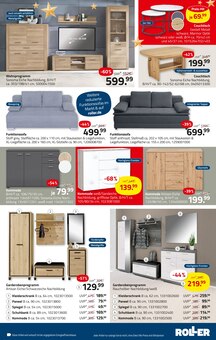 Sofa im ROLLER Prospekt "Weihnachtsrabatte zum Fest!" mit 16 Seiten (Mönchengladbach)