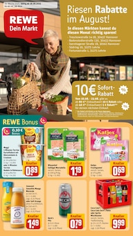 REWE Prospekt Dein Markt mit  Seiten in Hemmingen und Umgebung