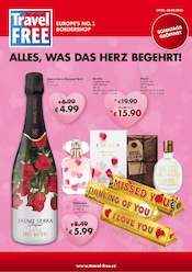 Aktueller Travel FREE Prospekt mit Parfum, "ALLES, WAS DAS HERZ BEGEHRT!", Seite 1