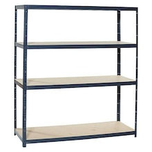 Regalux Metall-Schwerlastregal R250 (60 x 160 x 180 cm, Traglast: 250 kg/Boden, Stecken) Angebot in Retzow b Nauen im aktuellen Prospekt bei BAUHAUS in Retzow b Nauen