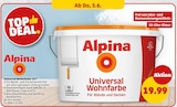 Penny Aumühle - Universal Wohnfarbe Angebot im Prospekt Universal Wohnfarbe bei Penny im Aumühle Prospekt für 19,99 €