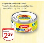 Thunfisch-Stücke von Saupiquet im aktuellen GLOBUS Prospekt