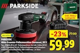 Aktuelles Akku-Exzenter-Poliermaschine-Starterset, 20 V Angebot bei Lidl in Bergisch Gladbach ab 59,99 €