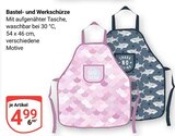Bastel- und Werkschürze im Angebot bei GLOBUS in Jena Bastel- und Werkschürze Angebote bei GLOBUS Jena für 4,99 €