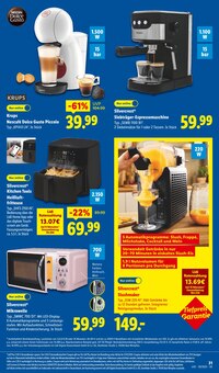 Kaffeemaschine im Lidl Prospekt "LIDL LOHNT SICH" mit 68 Seiten (Göttingen)