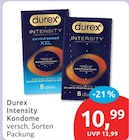 Intensity Kondome von Durex für 10,99 € bei budni im Angebot Intensity Kondome von Durex im aktuellen budni Prospekt