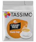 Capsules Petit Déj' Grand'Mère x16 - TASSIMO en promo chez B&M Niort à 3,67 €