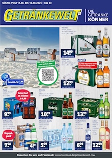 Bitburger im Getränkewelt Prospekt "DIE GETRÄNKEKÖNNER" mit 4 Seiten (Dorsten)