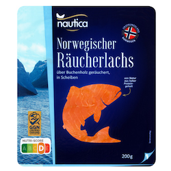 Norwegischer Räucherlachs
