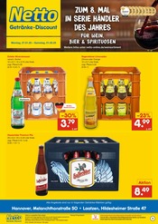 Aktueller Netto Marken-Discount Prospekt mit Bier, "DER ORT, AN DEM DU IMMER AUSGEZEICHNETE PREISE FINDEST.", Seite 1