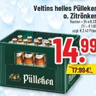 helles Pülleken o. Zitronken Angebote von Veltins bei Trinkgut Ahlen für 14,99 €