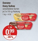 Dany Sahne Angebote von Danone bei V-Markt München für 0,99 €