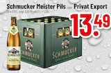 Meister Pils Angebote von Schmucker bei Trinkgut Rüsselsheim für 13,49 €