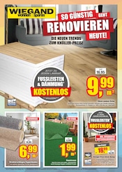 wohnen & sparen Wiegand Möbel & Einrichtung Prospekt der aktuellen Woche mit 8 Seiten, gültig von 28.03.2026 bis 26.04.2026, in Moorgrund und Umgebung Aktueller wohnen & sparen Wiegand Möbel & Einrichtung Prospekt in Moorgrund und Umgebung, "SO GÜNSTIG GEHT RENOVIEREN HEUTE!" mit 8 Seiten, 28.03.2026 - 26.04.2026