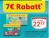 Aktuelle Pampers Angebote bei GLOBUS in Braunschweig Aktuelles Windeln Maxi Pack Angebot bei GLOBUS in Braunschweig ab 22,22 €