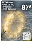 LED-Kranz  im aktuellen Rossmann Prospekt für 8,99 €