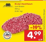 Aktuelles Rinder-Hackfleisch Angebot bei Netto Marken-Discount in Cottbus ab 4,99 €